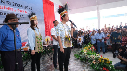 Gibran: Papua Harus Terus Dibangun, Tidak Boleh Ditinggalkan