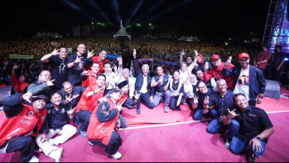 Ganjar Pranowo Sapa Puluhan Ribu Pendukung Dalam Pesta Rakyat di Kabupaten Semarang