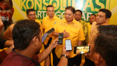 Airlangga Siapkan Strategi Kemenangan Golkar dan Prabowo-Gibran di Sumbagut