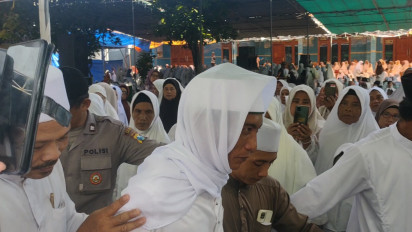 Mendekati Hari Pencoblosan Pemilu, Ribuan Jemaah Al-Khidmah Lamongan Gelar Doa untuk Keselamatan Bangsa