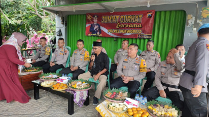 Jumat Curhat dan Jumat Keliling hingga Baksos Warga Bersama Polres Purworejo