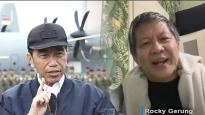 Rocky Gerung Kritik Keras Presiden soal Kampanye: Jokowi Ingin Benamkan Indonesia