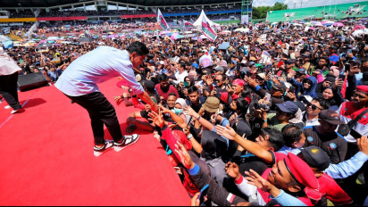 Hadiri Ulang Tahun SPSI di Sidoarjo, Gibran Tegaskan Keberpihakan Pada Buruh dan Pekerja