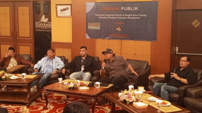 Gelar Diskusi LPP Suara Rakyat Ingin Pemilu Berjalan Lancar