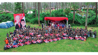 Satukan Ikrar dan Kekuatan, 800 Relawan Ganjar-Mahfud Gelar Jambore Pemuda Jabar di Lembang