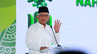 Berseloroh Akan Tinggalkan Ruangan Jika Ketua PBNU Bicara Pemilu 2024, KH Mustofa Bisri: Untung Tidak Ada yang Singgung Pilpres!
