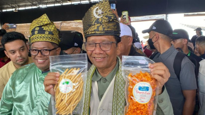 Mahfud Harap Ekonomi Indonesia Tumbuh Bukan dari Suntikan Dana Luar Negeri