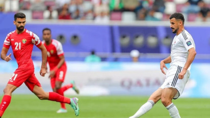 Saling Balas Selebrasi 'Makan Bang' di Laga Irak vs Yordania, Pelatih Irak Sayangkan Keputusan Wasit Beri Kartu Merah pada Aymen Hussein