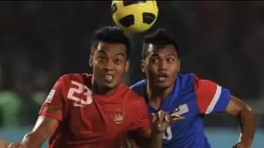 Hamka Hamzah saat memperkuat Timnas Indonesia di Piala AFF 2010.