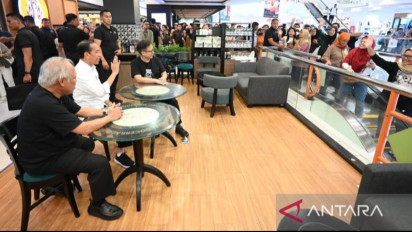 Diisukan Suasana Rapat Kabinet Tidak Nyaman, Presiden Jokowi Ngopi Bareng Pak Basuki dan Budi Gunadi di Malioboro