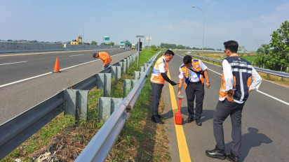 Ribuan Unit Perangkat Perlengkapan Jalan Dipasang Sepanjang 2023, Ini Rinciannya...