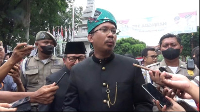 Sempat Hilang saat OTT KPK, Gus Muhdlor Pimpin Upacara Hari Jadi Kabupaten Sidoarjo