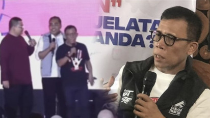 Viral, Video Kocak Masinton Bernyanyi: Satu-satu Sayang AMIN, Tiga-tiga Coblos Ganjar