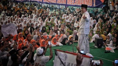 Ulama di Sumenep Deklarasi Dukung AMIN, Anies Shock dengan Animo Masyarakat Madura