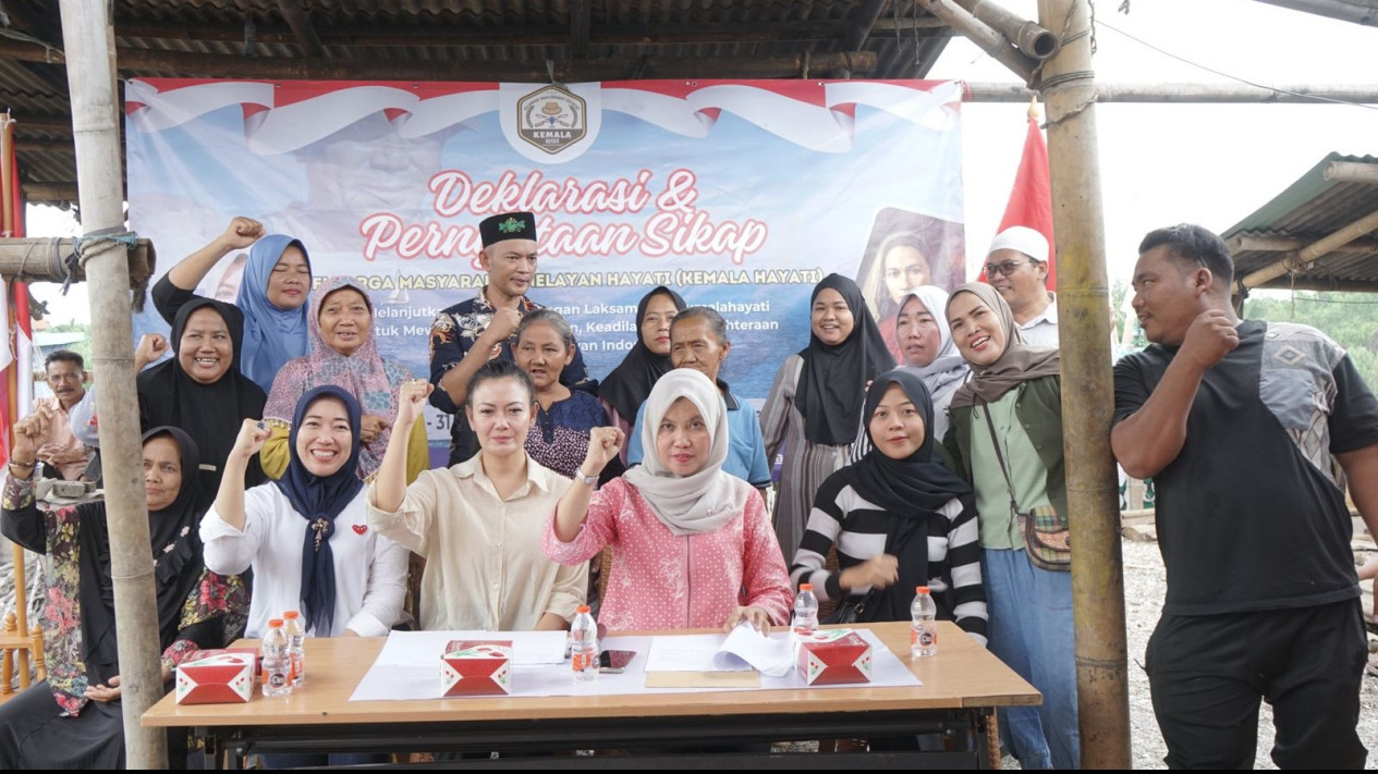 Sikapi Kebijakan, Keluarga Masyarakat Nelayan Deklarasikan Kemala Hayati
            - galeri foto