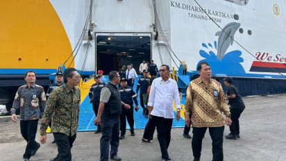 Percepat Pertumbuhan Ekonomi di Kawasan Indonesia Timur, Jalur Kapal KM Dharma Kartika V Surabaya–Ende, NTT Dioperasikan