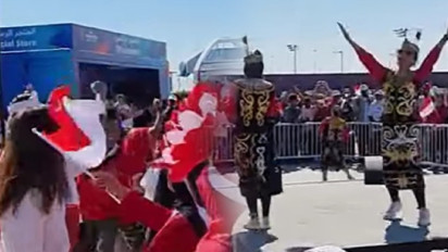 “No Fans Timnas Indonesia No Party?” Aksi Unik Fans Garuda di Piala Asia jadi Sorotan Dunia hingga Pernyataan Raja Qatar