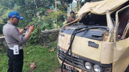 Supir Truk Penziarah Yang Tewaskan 5 Orang di Bandung Barat Ditetapkan Tersangka 