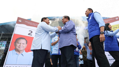 Di depan SBY, Prabowo Janji Beri AHY Jabatan Strategis Jika Menangi Pilpres 2024