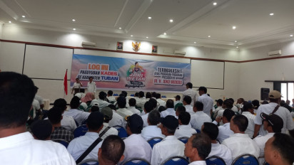 Puas Atas Kinerja Presiden, Ratusan Kepala Desa di Tuban Jawa Timur Tegak Lurus Jokowi