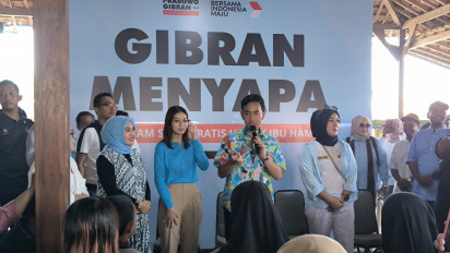 Bertemu Emak-emak di Depok, Gibran Rakabuming Raka: Ibu Hamil Penting Harus Kita Kawal