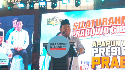 Kampanye di Makassar, Prabowo Nostalgia Saat Rival dengan Jokowi, Sebut Tidak Pernah Saling Ejek