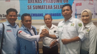 Relawan ProGanjar di Sumsel Berpaling Dukung Prabowo-Gibran