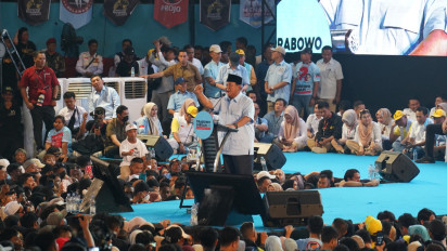 Kampanye di Sulsel, Prabowo Umbar Janji Bakal Perbaiki Gaji Guru