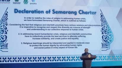 AICIS 2024: Ini Sembilan Butir Kesepakatan Tokoh Agama dalam Piagam Semarang