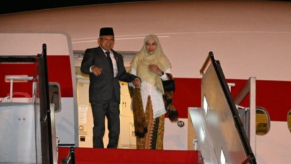 Wapres Bertolak ke Abu Dhabi Hadiri Zayed Award for Human Fraternity