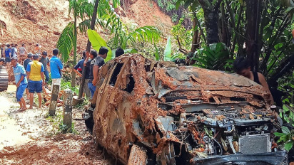 Update Tanah Longsor di Taput yang Tewaskan Sekeluarga, Alat Berat Evakuasi 7 Mobil