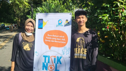 Gusdurian Berikan Pendidikan Politik Lewat Gardu Jalanan