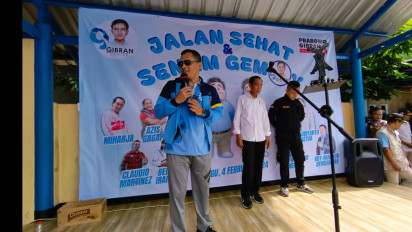 Relawan Gibran Center Gelar Jalan Sehat Senam Gemoy di Tangerang, Target Kawal Kemenangan Prabowo-Gibran di Pilpres 2024