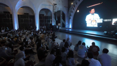 Kreator Indonesia Maju 'Nobar' Debat Pilpres Pamungkas