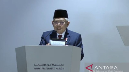 NU dan Muhammadiyah jadi Penerima Pertama Zayed Award di Asia, Wapres: Terima Kasih Dewan Juri!