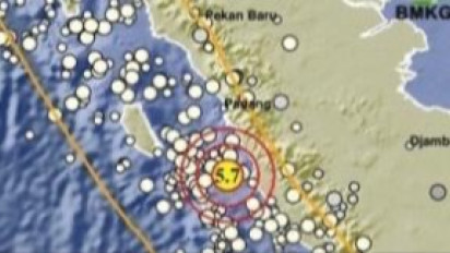 Gempa Bumi Terasa Kuat di Kerinci dan Sungai Penuh Pagi Ini, Berikut Titik Lokasi Gempa