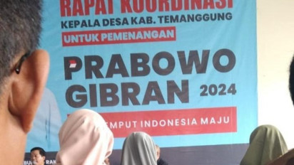 Viral Foto Pengerahan Kepala Desa di Temanggung Deklarasi Dukung Prabowo-Gibran