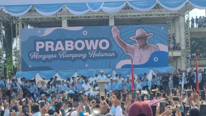 Silaturahmi di Kampung Halamannya, Prabowo Janji Bakal Bangun Sekolah Unggulan Meski Tak Dilantik Jadi Presiden