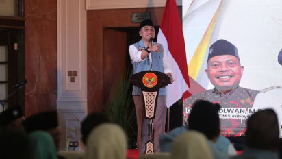 Tanggapan Soal Rompi Biru Eri Cahyadi di Acara Pemuda Muhammadiyah Surabaya, Begini Katanya…
