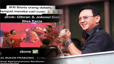 Ahok Kuliti Kinerja Jokowi Viral di Media Sosial: Emang Gibran Bisa Kerja?