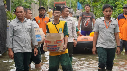 BPBD Jatim Berikan Bantuan Warga Terdampak Banjir di Pasuruan