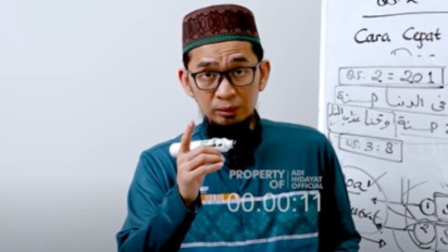 Sakit Tak Kunjung Sembuh, Ustaz Adi Hidayat Sarankan Lakukan Zikir Ini
