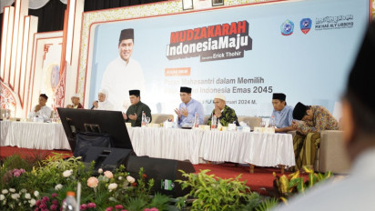 Silaturahmi ke Ponpes di Jatim, Erick Thohir Sebut Pentingnya Keberlanjutan Kepemimpinan untuk Situasi Bangsa Saat Ini