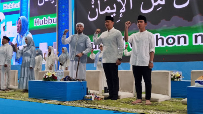 Gibran, AHY dan Khofifah Peringati Isra Mikraj di UMS Surakarta