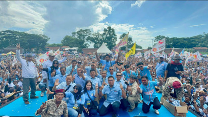 Lautan Manusia Padati Kampanye Akbar Prabowo-Gibran, Muzani: Kalau Seramai Ini di Jawa Tengah Menang