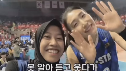 Dari Candaan jadi Kenyataan, Omongan Bintang Voli Korea Selatan Ini ke Megawati Hangestri Terbukti di Laga Pink Spider vs Red Sparks