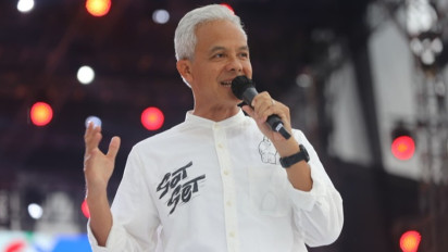 Ditanya Soal Pernyataan Jokowi Tentang Kampanye, Ganjar Singgung Peribahasa 'Besok Dhele, Sore Tempe'