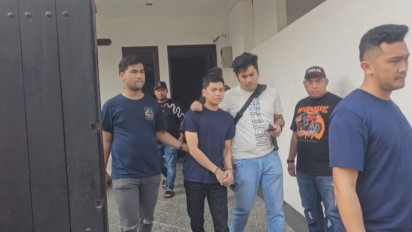Ditangkap di Pondok Kelapa, YA Pembunuh Dante, Nampak Santai Hadapi Penyidik Polda Metro Jaya