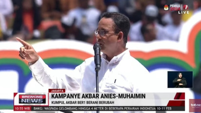 Anies Pilih JIS Jadi Lokasi Kampanye Akbar Karena 100 Persen Hasil Keringat Orang Indonesia