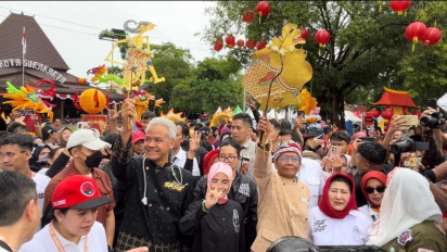 Ganjar Diberi Wayang Wisanggeni dan Mahfud Dapat Wayang Semar, Ini Maknanya